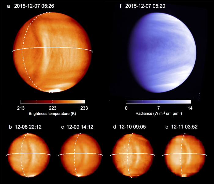 Bow wave in the venusion atmopshere