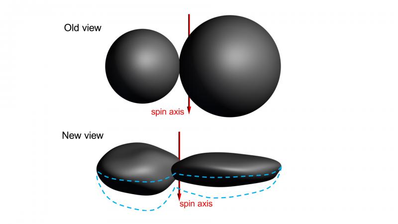 Ultime Thule's new shape - a pancakestuck to a walnut