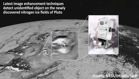 Unidentified Object on Pluto